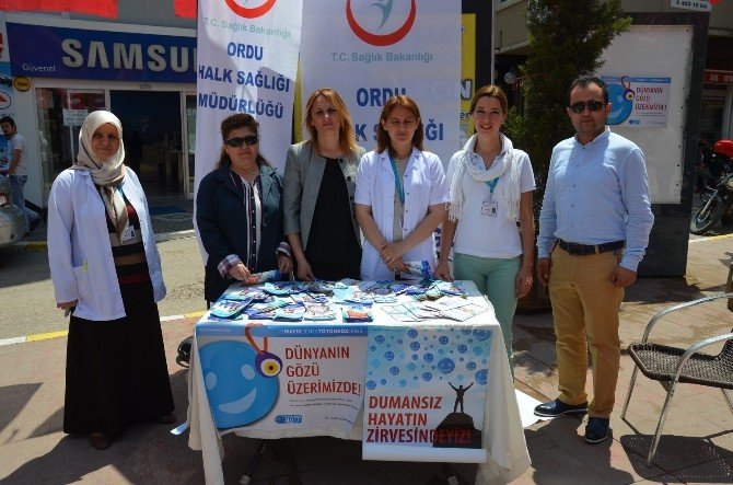 Fatsa’da Dünya Sigarasız Günü Etkinlikleri