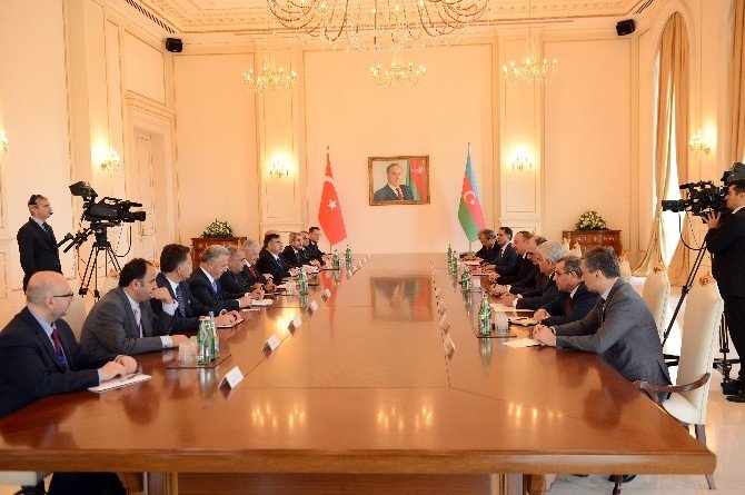 Başbakan Yıldırım, Aliyev’le Görüştü