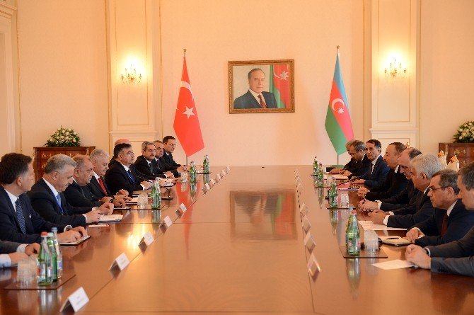 Başbakan Yıldırım, Aliyev’le Görüştü