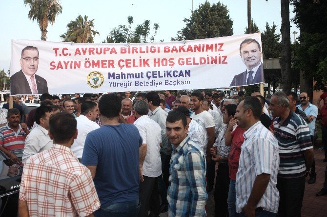 Avrupa Birliği Bakanı Ömer Çelik Adana’da