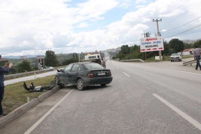 Tosya’da Trafik Kazası: 1 Yaralı