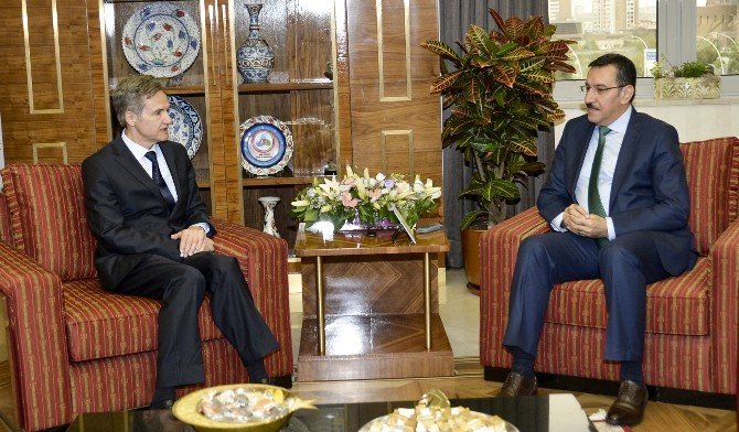 Gümrük Ve Ticaret Bakanı Tüfenkci, Romanya Büyükelçisi Onofrei’yi Kabul Etti