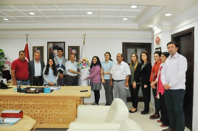 İl İkincisi Ekip’ten Başkan Akkaya’ya Ziyaret