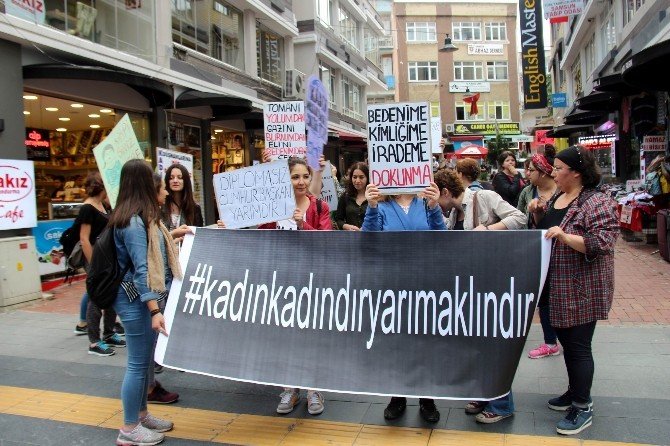 Kadın Eylemcilere “Sizin Kocanız Nerede” Tepkisi