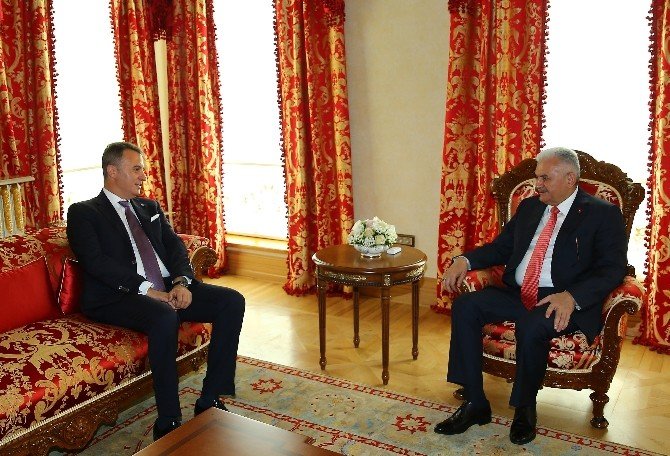 Başbakan Binali Yıldırım, Fikret Orman’ı Kabul Etti