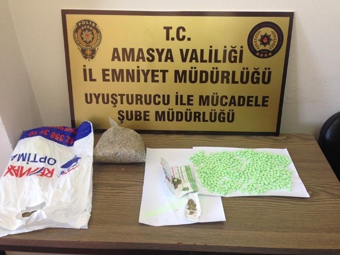 Amasya Polisinden Uyuşturucu Baskını