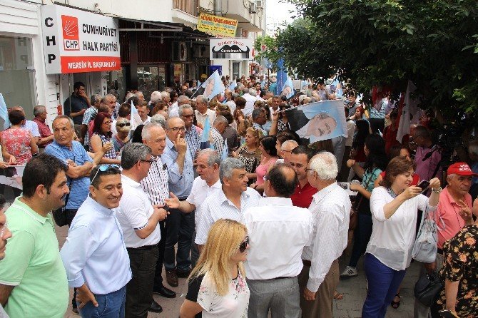 Mersin’de Chp’liler Kılıçdaroğlu’na Yönelik Saldırıyı Protesto Ettiler
