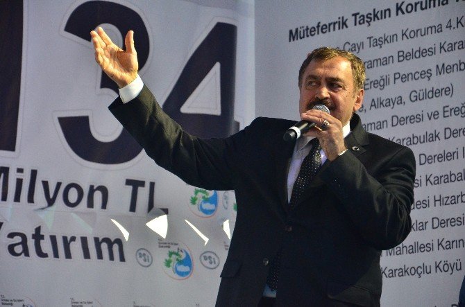 Bakan Eroğlu, Zonguldak’ta Açılış Ve Temel Atma Törenine Katıldı