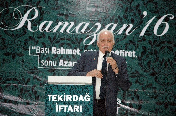 Sp Genel Başkanı Mustafa Kamalak Çorlu`da