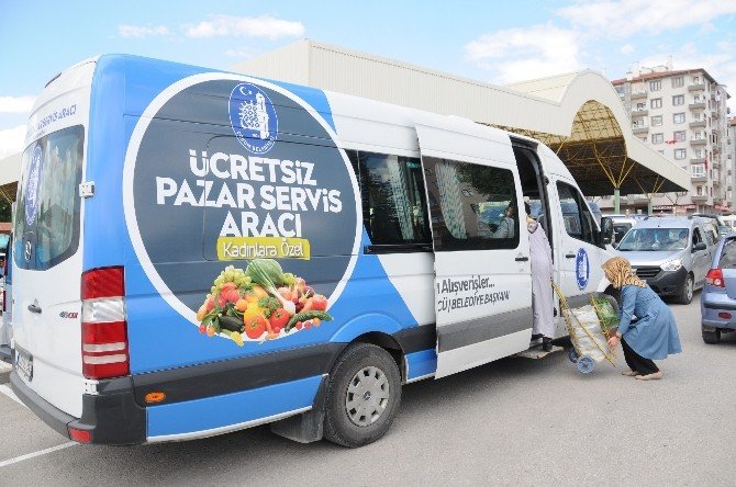 Çorumlular, “Ücretsiz Pazar Servisi” Uygulamasından Memnun