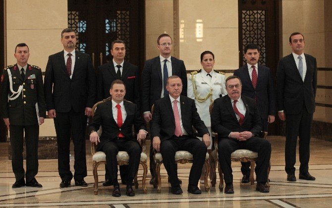 Erdoğan Arnavutluk Büyükelçisi Gazheli’yi Kabul Etti