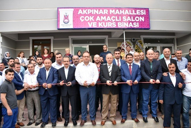 Akpınar Mahallesi Çok Amaçlı Salon Hizmete Açıldı