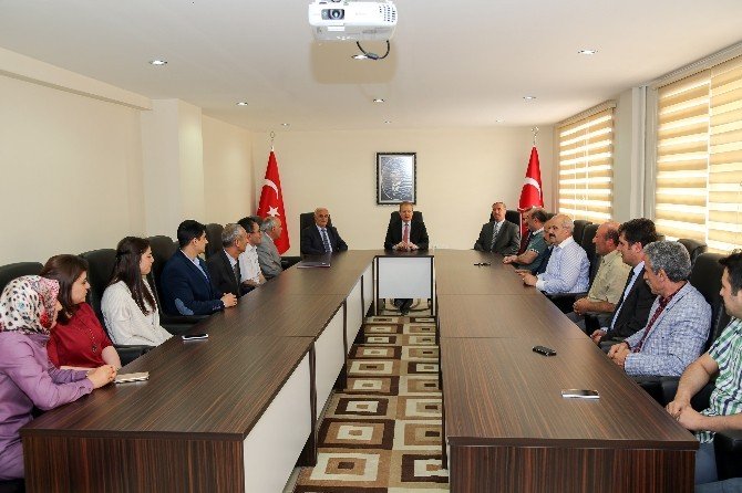 Vali Yavuz Özel İdare’ye Veda Etti