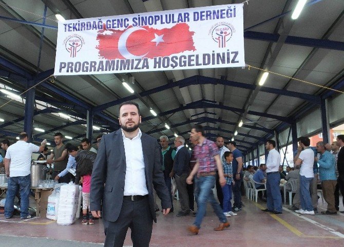 Çorlu’daki Sinoplular İftarda Buluştu