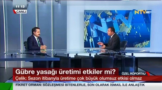Bakan Çelik: "Nitratlı Gübre Yasağı Bir Mağduriyet Oluşturmayacak"