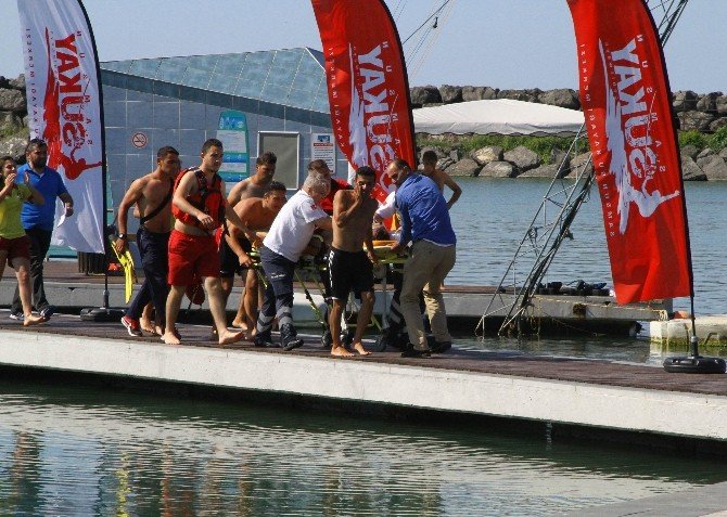 Samsun’da Vurgun Yiyen Cankurtaranı Arkadaşları Kurtardı