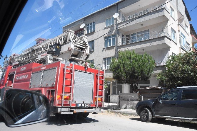 Sinop’ta Yangın Paniği
