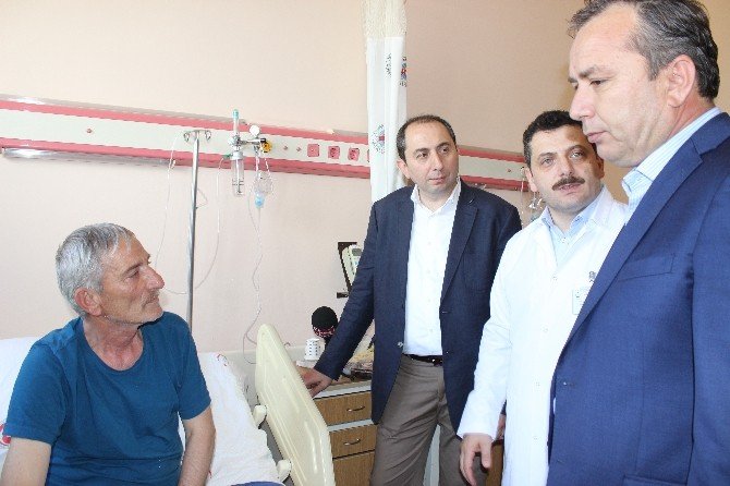 Milletvekili Ceylan’dan, Hastane Ziyareti