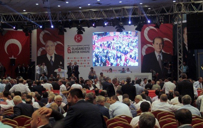 Mhp Kurultayında Salt Çoğunluk Sağlandı