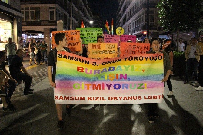 Samsun’da Lgbti Yürüyüşü