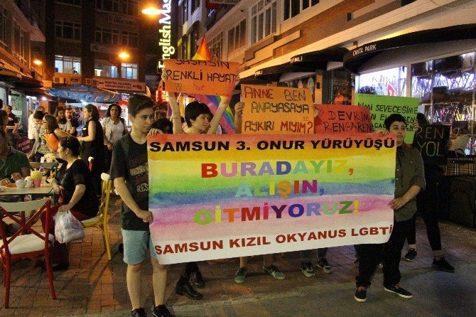 Samsun’da Lgbti Yürüyüşü
