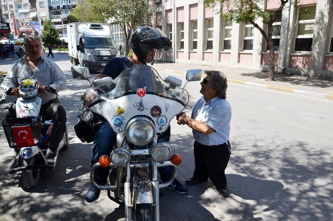 Engelli Motosikletçi 10 Bin Kilometre Yol Katedecek