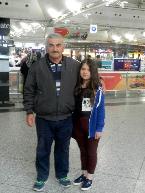 Merve, İlik Bağışçısıyla Almanya’da Buluştu