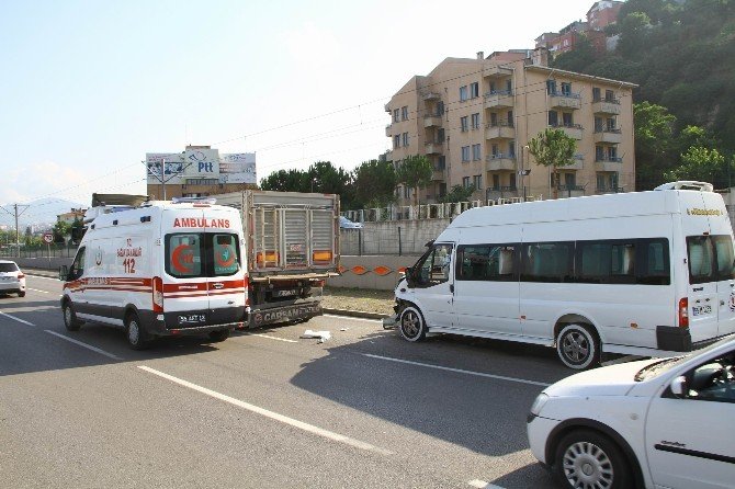 Samsun’da Trafik Kazası: 4 Yaralı