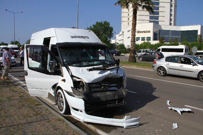 Samsun’da Trafik Kazası: 4 Yaralı