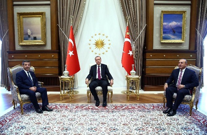 Cumhurbaşkanı Erdoğan, Kktc Dışişleri Bakanını Kabul Etti