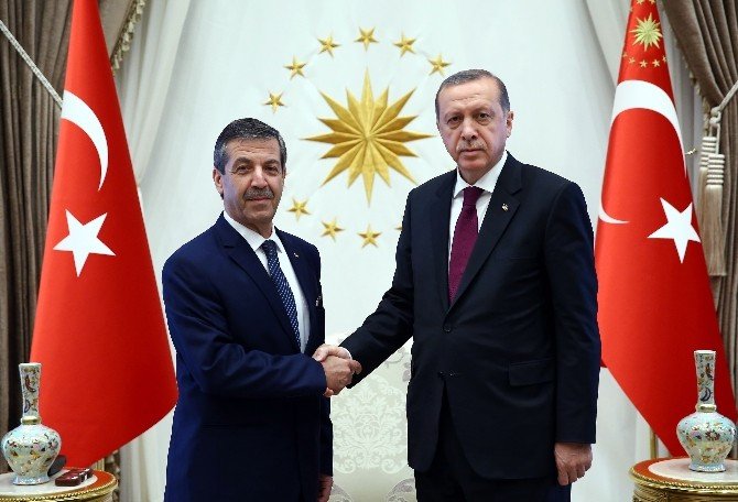 Cumhurbaşkanı Erdoğan, Kktc Dışişleri Bakanını Kabul Etti