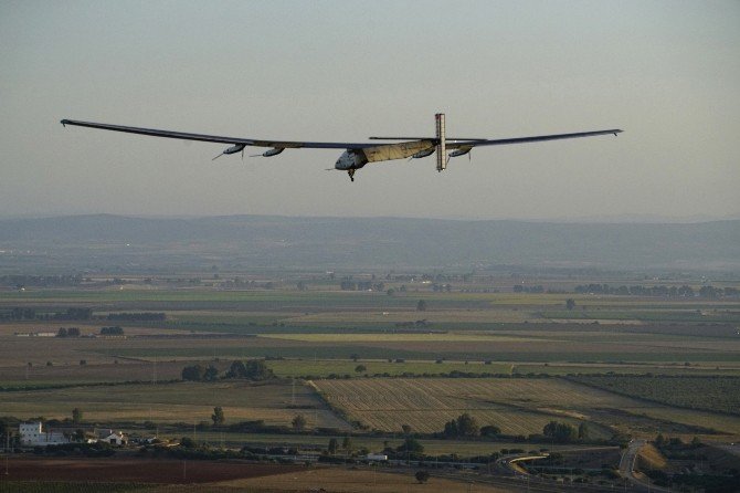 Güneş Enerjili Uçak Atlas Okyanusunu 3 Günde Geçti