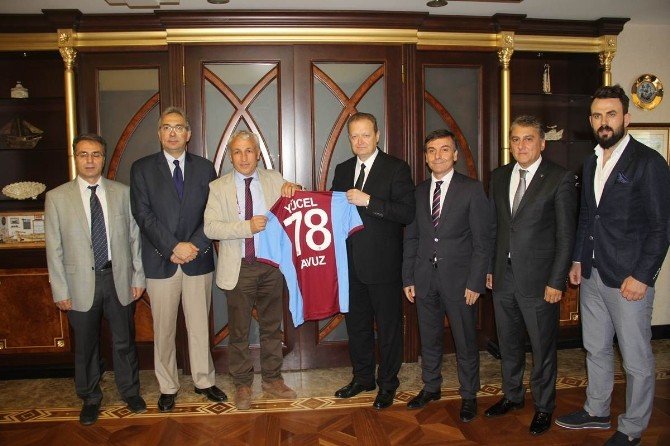 Trabzonspor, Vali Yavuz’u Ziyaret Etti