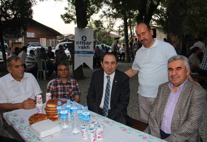 Ensar, Kutsal Topraklardaki İftar Geleneğini Çorum’da Yaşatıyor