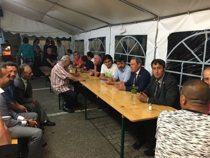 Milletvekili Şahin Tin, Almanya’da İftar Programına Katıldı