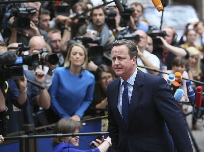 Cameron, Ab Liderleriyle Görüşüyor
