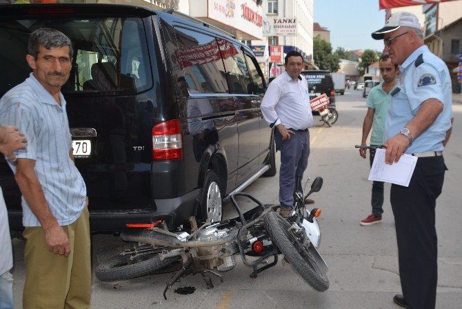 Bafra’da Motosiklet Kazası
