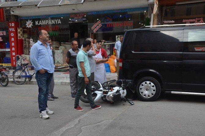 Bafra’da Motosiklet Kazası