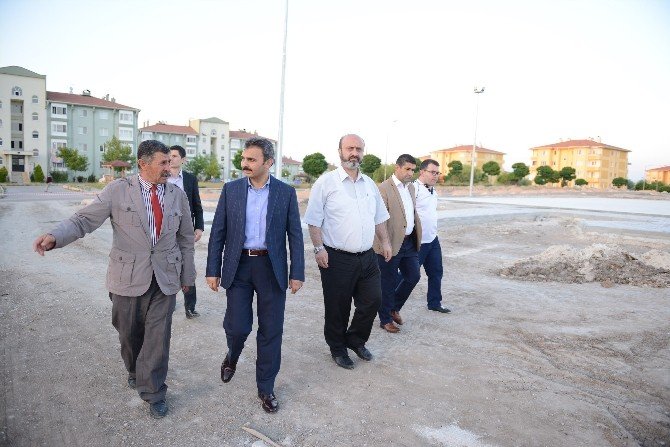 Başkan Külcü, Park Çalışmalarını İnceledi