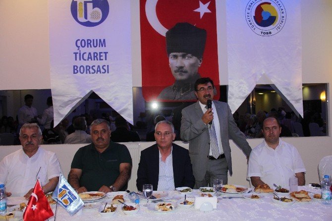 Çorum Ticaret Borsası’ndan İftar Yemeği
