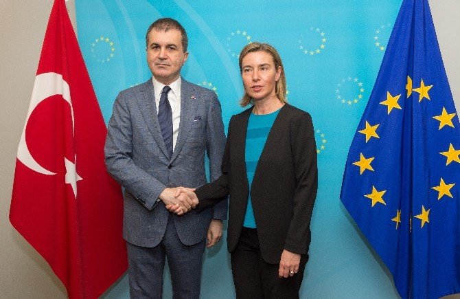 Bakan Çelik, Mogherini İle Görüştü
