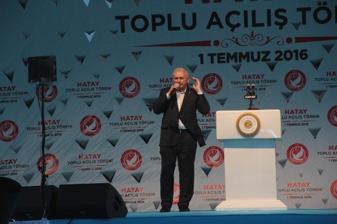 Başbakan Binali Yıldırım Hatay’da