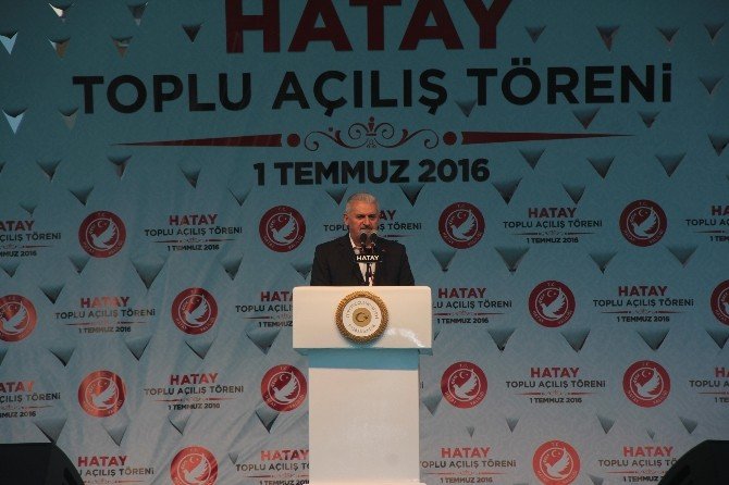 Başbakan Binali Yıldırım Hatay’da