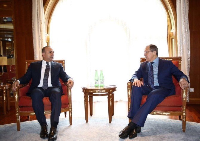 Bakan Çavuşoğlu, Lavrov İle Görüştü