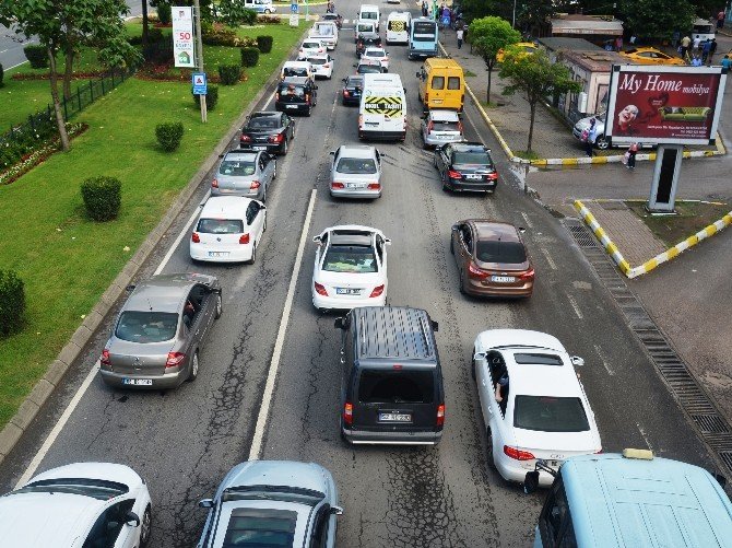 Fatsa’da Trafik Yoğunluğu