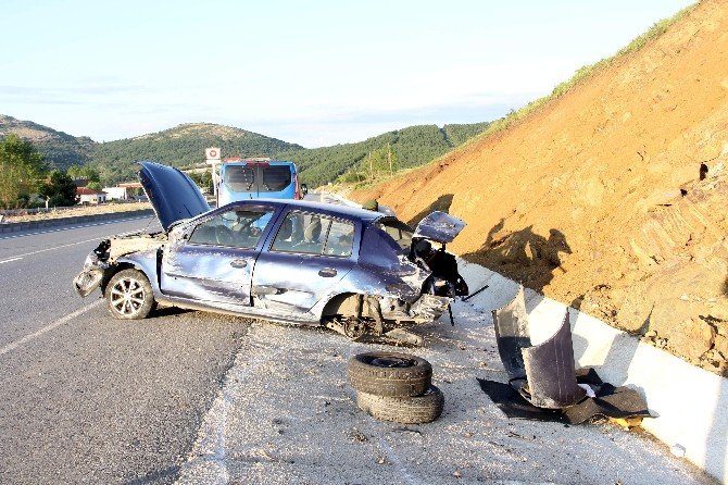 Cenazeye Giden Aile, Kastamonu’da Kaza Yaptı