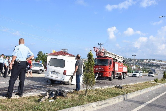 Sinop’ta Trafik Kazası: 2 Yaralı