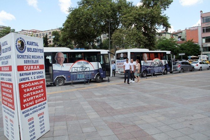 Kartal Belediyesi’nden Bayramda 3 Gün Mezarlık Ziyareti