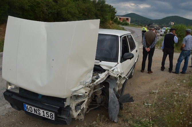 Niksar’da Trafik Kazası: 1 Yaralı