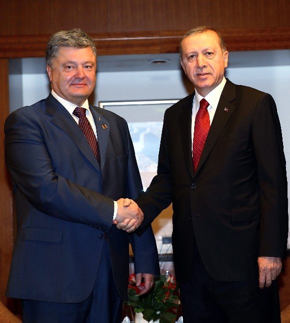 Erdoğan, Poroşenko İle Görüştü